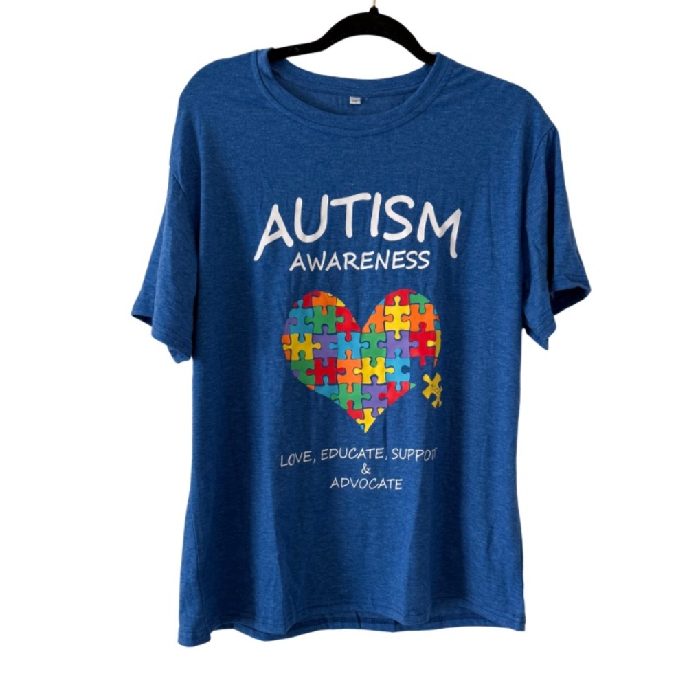 New Blue Autism Awareness T-Shirt